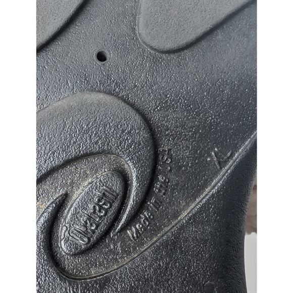 Okabashi Mens Black Rubber Flip Flops XL - Picture 6 of 6